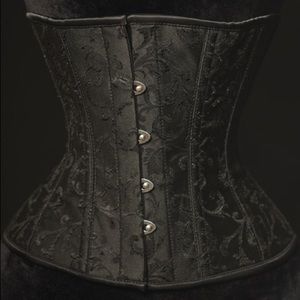 Gothic Brocade Underbust Corset